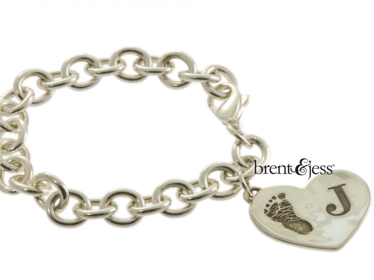 Personalized Monogram Charm Bracelet
